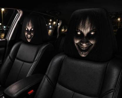 2 Piece Set - Horror Seat Cover