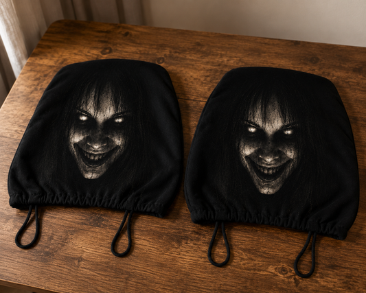 2 Piece Set - Horror Seat Cover